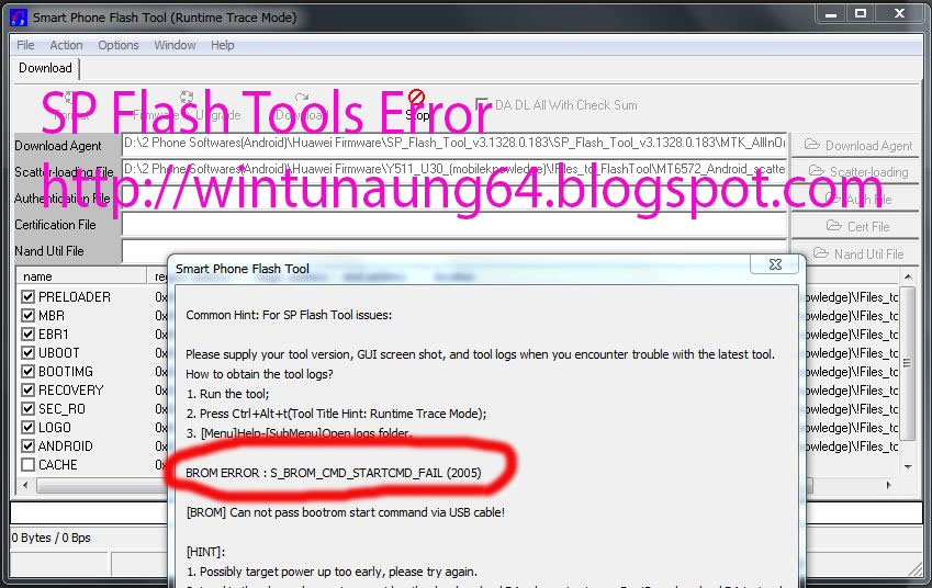s com port open fail in sp flash tool